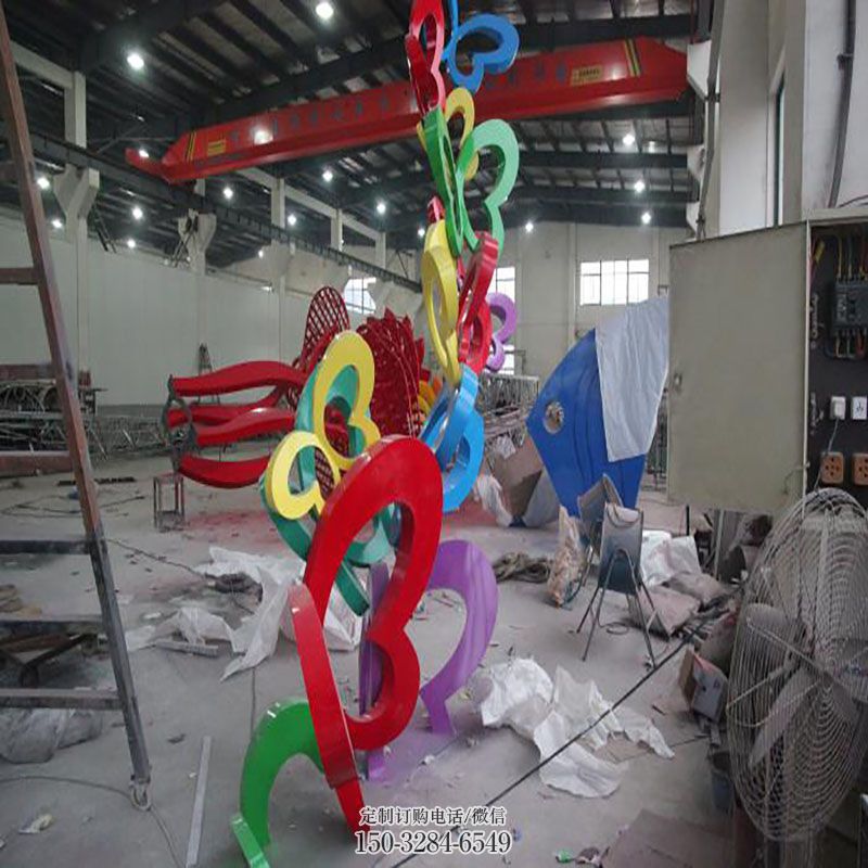 抽象蝴蝶群雕塑 景观小品昆虫雕塑供需 广场群蝴蝶雕塑供求