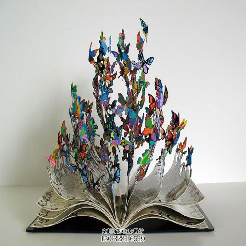 钢铸蝴蝶群雕塑 园林景观小品昆虫雕塑生产 地产精神堡垒群蝴蝶雕塑批发