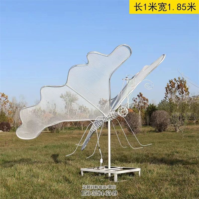 蝴蝶雕塑生产 景观小品蝶科雕塑供需 公园景观镂空蝴蝶雕塑供求
