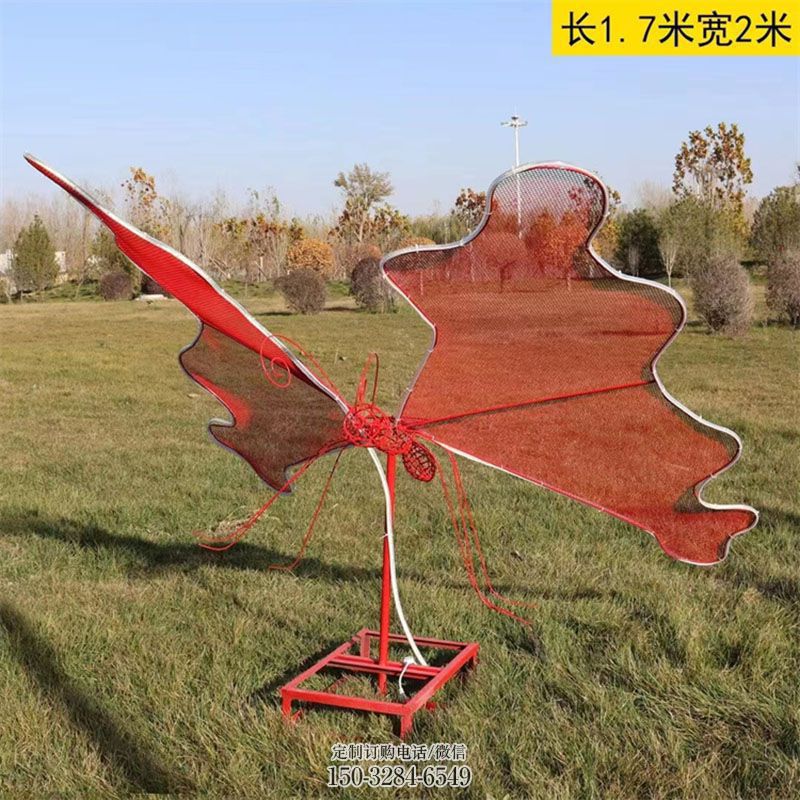 酒店蝴蝶雕塑 广场景观蝶科雕塑供给 社区镂空蝴蝶雕塑常用