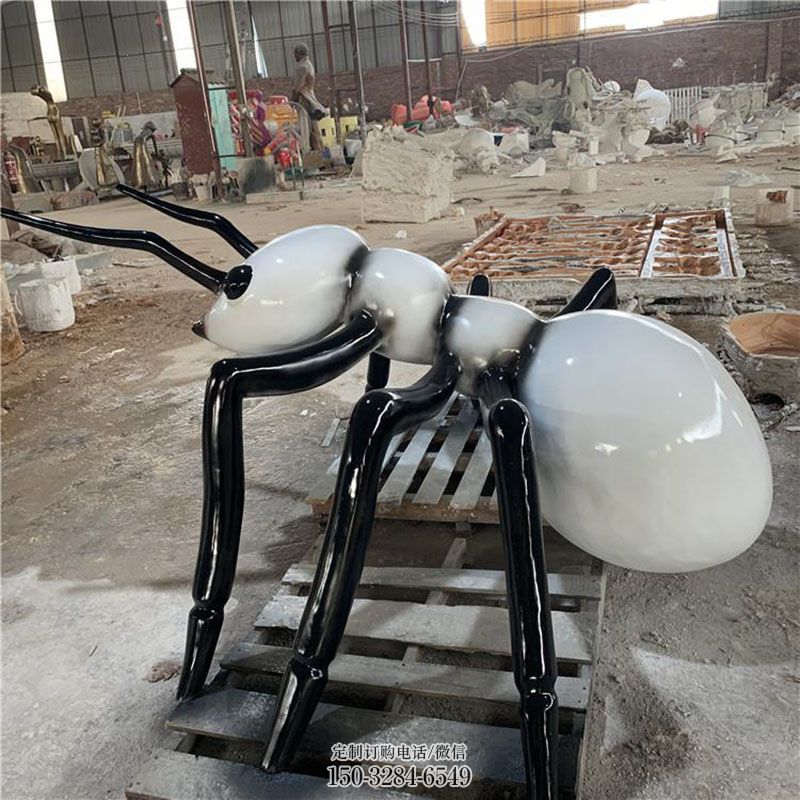 钢结构蚂蚁雕塑 企业标志蚁类雕塑精选 烤漆玻璃钢蚂蚁雕塑制造商