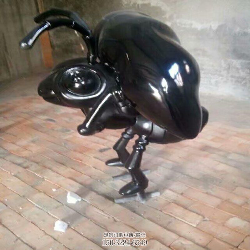 户外蚂蚁雕塑 城市广场蚁类雕塑提供 企业标志玻璃钢蚂蚁雕塑精选