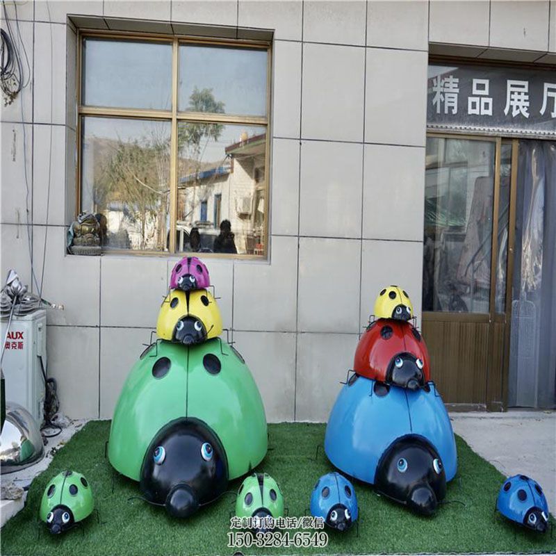 大型瓢虫雕塑 步行街宣传雕塑 仿真摆件