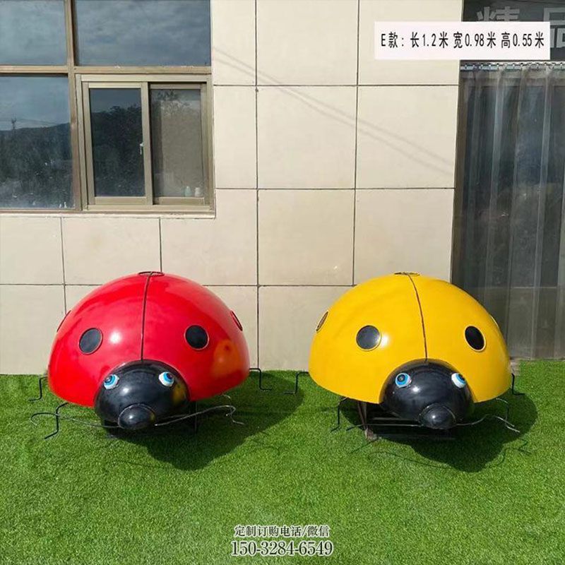 大型瓢虫雕塑 门口创意雕塑 售楼处小品