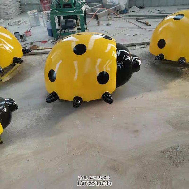 园林瓢虫雕塑 风景区仿真雕塑 广场小品