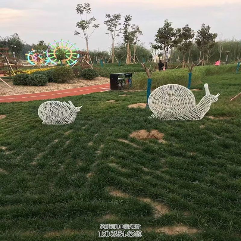 钢铸蜗牛雕塑 园林景观小品昆虫雕塑生产 地产精神堡垒不锈钢蜗牛雕塑批发