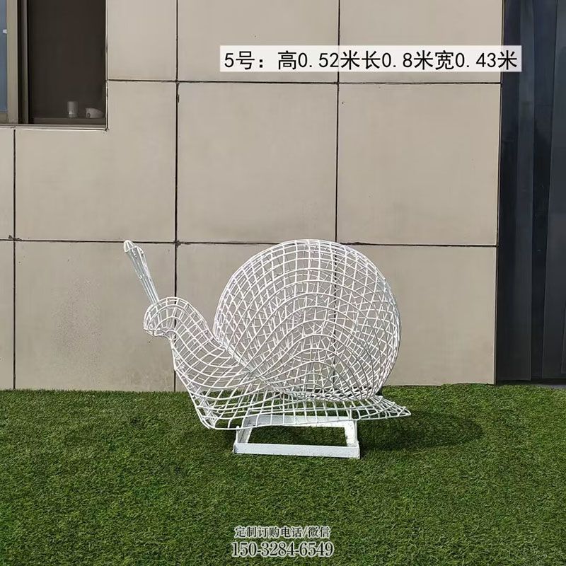 民俗蜗牛雕塑 景观小品昆虫雕塑供需 各类不锈钢蜗牛雕塑标准